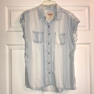 Mossimo Striped Button Down Shirt